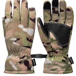 Camouflage Hunting Winter, Work, Sports Gloves SIZE LARGE